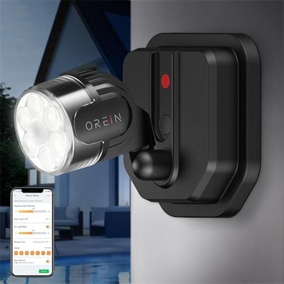 Outdoor Motion Sensor Light, Smart Motion Lights for Outside with Bluetooth APP - Picture 7 of 7